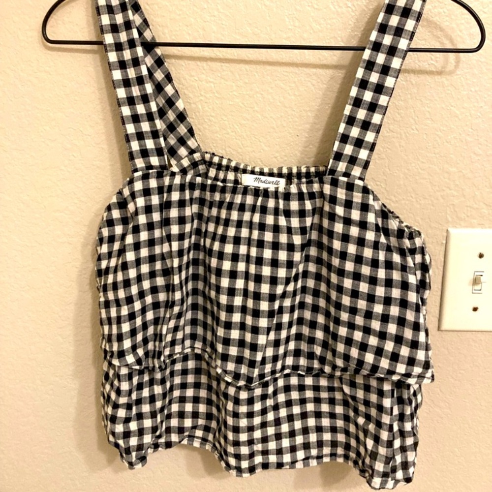 Madewell Gingham top